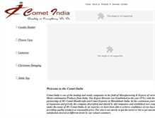 Tablet Screenshot of cometindia.org